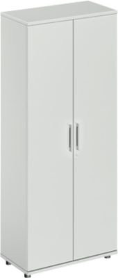 Schäfer Shop Genius TETRIS WOOD Flügeltürenschrank mit 5 Fächern, Weiß, Breite: 80 cm - Bild 1