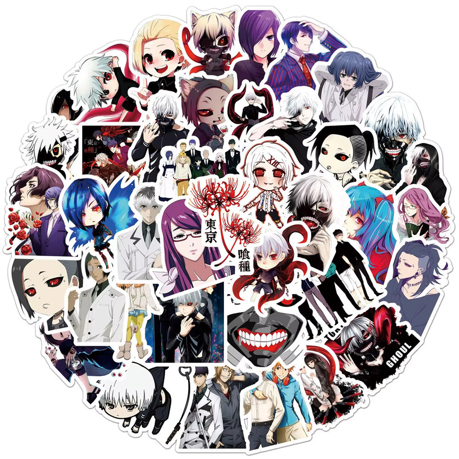 Bandai Tokyo Ghoul Graffiti Aufkleber, Nachfüllpack, Bunt / Mehrfarbig - Bild 2