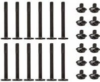 Alphacool Radiatorschrauben Set in Schwarz mit M3x30mm und M3x5mm Schrauben - Bild 1