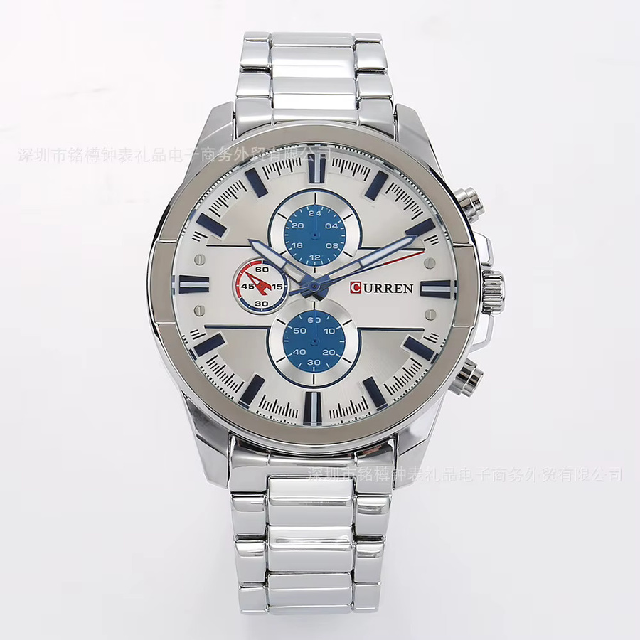 Curren Armbanduhr Edelstahl, Analoguhr, Herren - Bild 4
