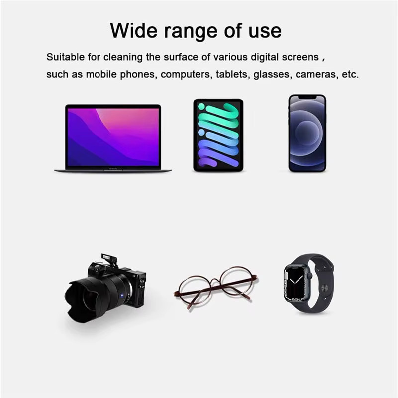 BRYNTHORX Universelles Poliertuch mit Nano-Textur in Weiß für Bildschirme, iPhone, iPad, Macbook, Apple Watch, Linsen und Brillen - Bild 4
