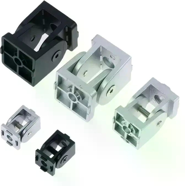 Industrieller Einstellwinkelverbinder aus Zinklegierung für Aluminiumprofile der Serien 20, 30 und 40 (2020, 3030, 4040) - Bild 1