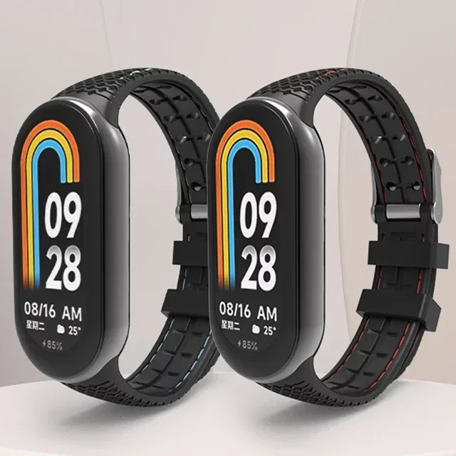Hiyii Uhrenarmband Silikon, Schwarz, Unisex - Bild 1
