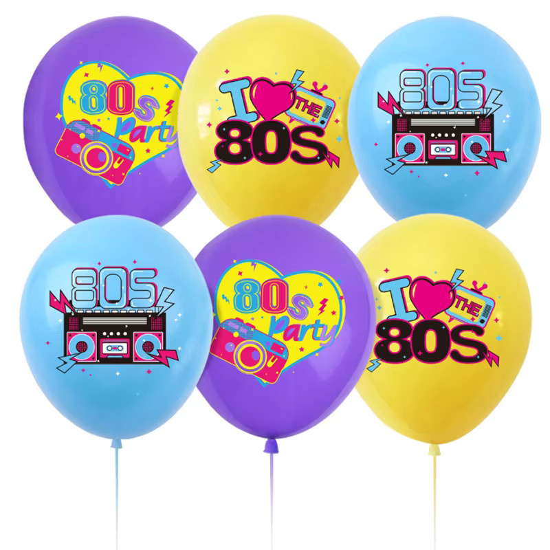 Brilliant Life Retro Disco Luftballons mehrfarbig, 12 Zoll (Durchmesser: 30,48 cm) - Bild 2