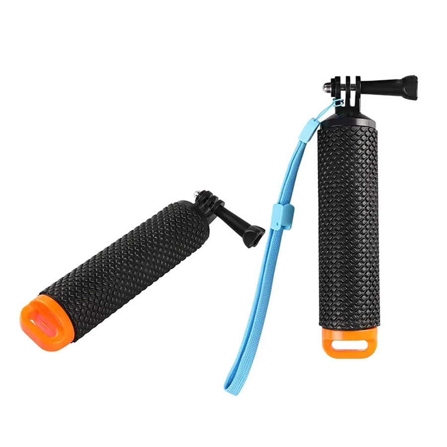 Float Handle Mount Schwimmender Handgriff für GoPro, DJI OSMO Action und andere Action-Kameras in Schwarz - Bild 2