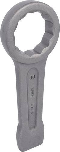 KS Tools Schlag-Ringschlüssel aus Chrom-Vanadium in Grau, Schlüsselweite 80mm - Bild 1