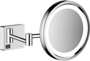 hansgrohe AddStoris Rasierspiegel mit LED und Wandmontage in Chrom/Silber - Bild 1