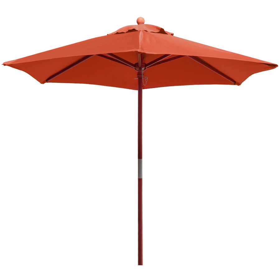 anndora Sonnenschirm rund mit Winddach in Terracotta, Durchmesser: 210 cm, UV-Schutz UPF 50+ - Bild 1