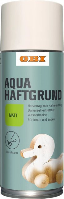 OBI Haftgrundierung Spray Weiß matt wasserbasiert 400 ml - Bild 1