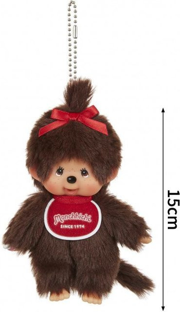Monchhichi Puppe Schlüsselanhänger, black, Unisex - Bild 1