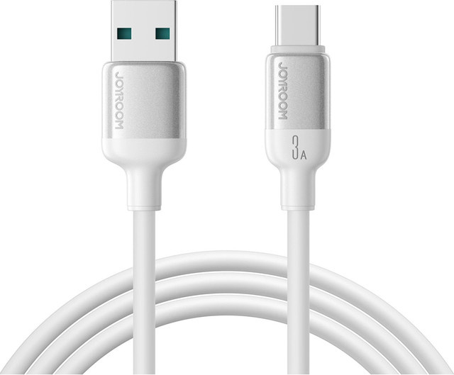 Joyroom Daten- und Ladekabel USB-A auf USB-C Lively S-A62, 18W, Weiß, 1,2m - Bild 1