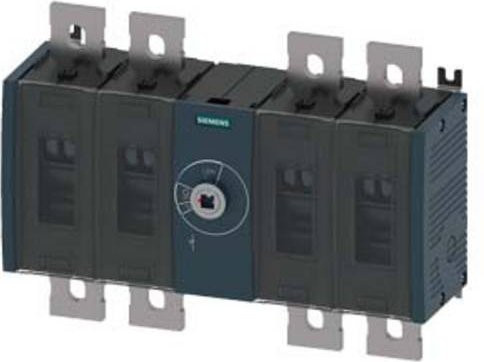 Siemens Lasttrennschalter 4polig 630A 8 Schließer 8 Öffner 690 V/AC grau 3KD46400QE200 - Bild 1