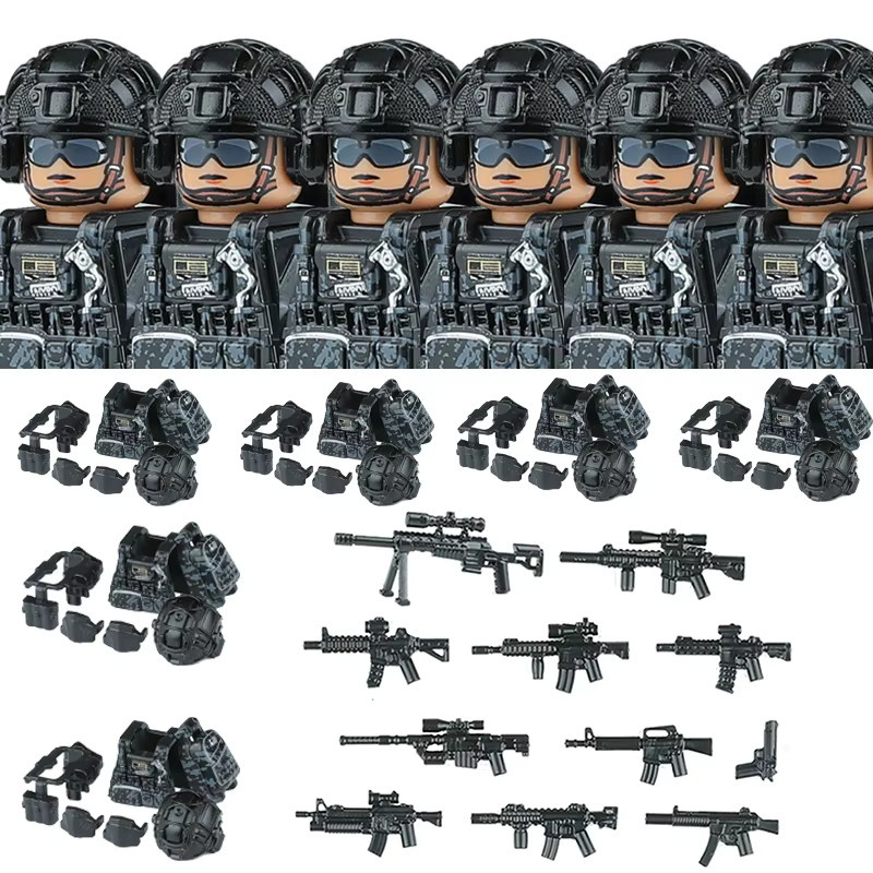 Semalam Militärkommando Spezialeinheiten US SWAT, Angriffsfigur, Polizei - Bild 3