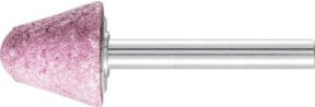 PFERD TOOLS STEEL EDGE Schleifstift Kegel A30 für Stahl und Stahlguss, Farbe Pink, Kegel Ø: 20 x 20 mm, Schaft-Ø: 6 mm - Bild 1