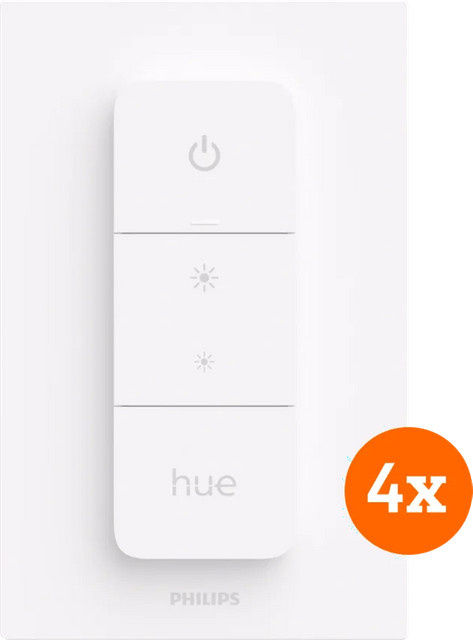 Philips Hue Kabelloser Dimmschalter 4er-Pack in Weiß - Bild 1