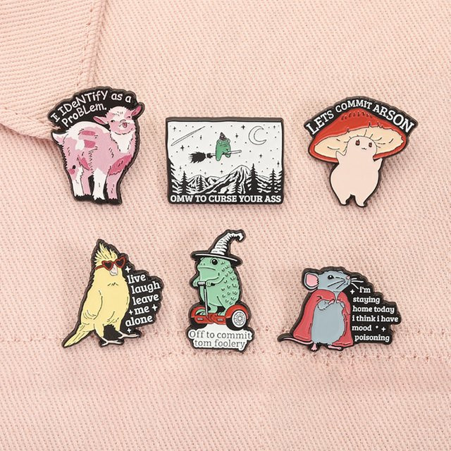 Anstecknadel Frosch-Zauberer-Emaille, Bunt, Unisex - Bild 1