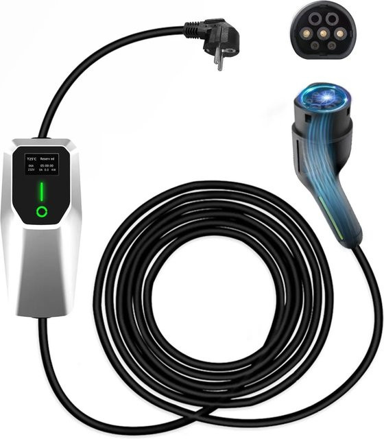 Junsun Typ 2 Ladekabel für 3kW EV Ladegeräte - Bild 1