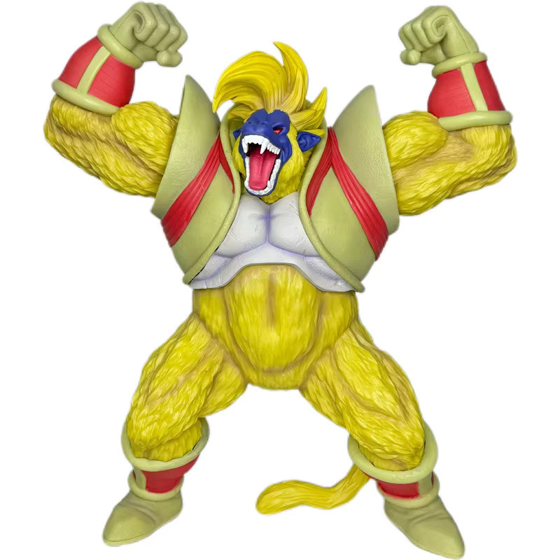 Bandai Dragon Ball Vegeta Goku Ape Theaterversion, Action Figur, 39 cm, Goldene Gorilla Statue - Bild 3