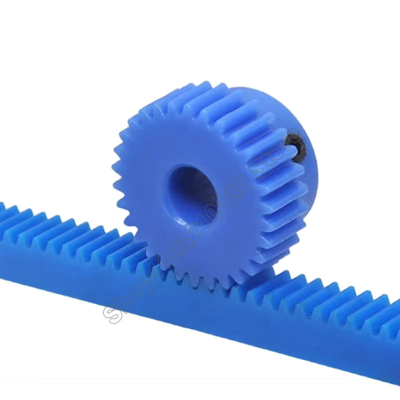 GooBetter Nylon-Stirnrad Blau, 1 Modul Ritzel aus Kunststoff mit 15–30 Zähnen und Stufenbohrung - Bild 2