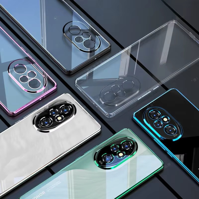Huawei Honor 200 Pro Silikon Soft Shell Schutzhülle mit Objektivschutz in Grün - Bild 3