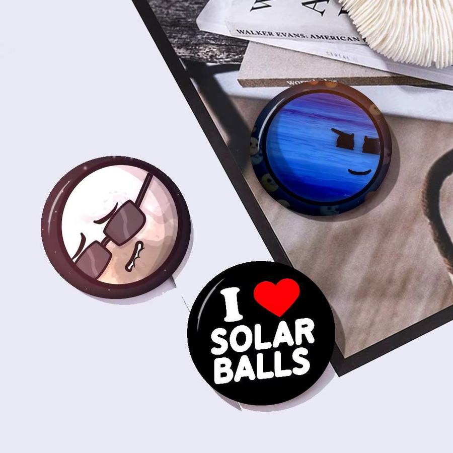 Kayou Brosche, Solar Balls Fan Art, handgefertigt - Bild 4