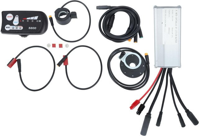 Igeteck S800 Display-Kit mit 750W Motor Controller für Elektrofahrräder und Roller, Schwarz, 25A 36V 48V - Bild 1
