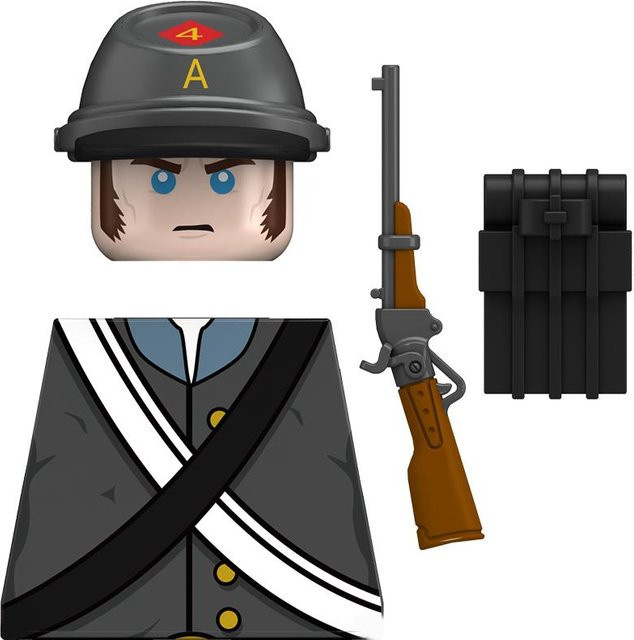 Linyi toy Bausteine Amerikanischer Bürgerkrieg Militärfigur ab 14 Jahren - Bild 1