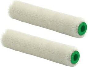 Nölle Profi Brush Lackierwalze Velour 10 cm, 2er Pack, Weiß - Bild 1