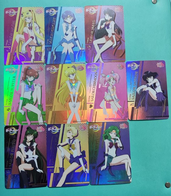 Sailor Moon Trading Flash Card, Anime, 10-teiliges Set, ab 14 Jahren - Bild 1