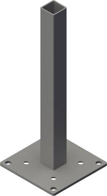 GroJa Konsole Typ GJ 49 zum Aufdübeln aus Aluminium in Anthrazit - Bild 1