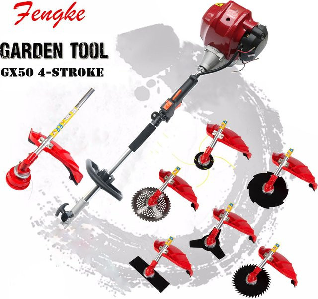 FengKe 4-in-1 Benzin-Gasbürstenschneider mit gerader Welle und 1,47 kW Leistung - Bild 1