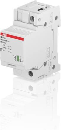 ABB 2CTB815704R4100 OVR T2 40-440S P Q Überspannungs-Schutzeinrichtung 20 kA in Weiß - Bild 1