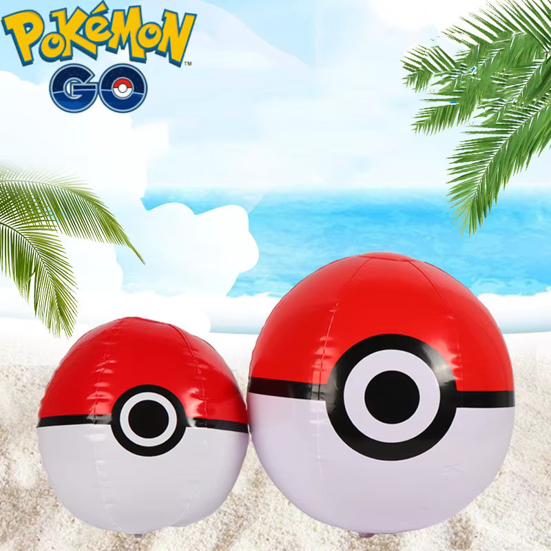 TAKARA TOMY Pokémon Ball, aufblasbarer Strandball, Bunt / Mehrfarbig - Bild 2