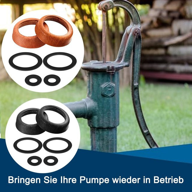 Vibratite Dichtungsringe für Handpumpen und Brunnenpumpen in Schwarz - Bild 1