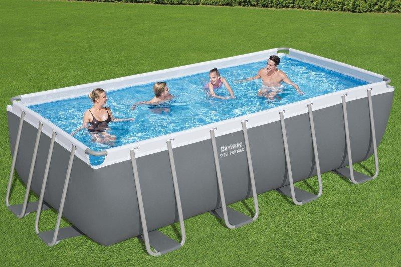 Bestway Stahlrahmenpool 9-in-1 Set 56671 H x B x T: 122 x 488 x 244 cm - Bild 2
