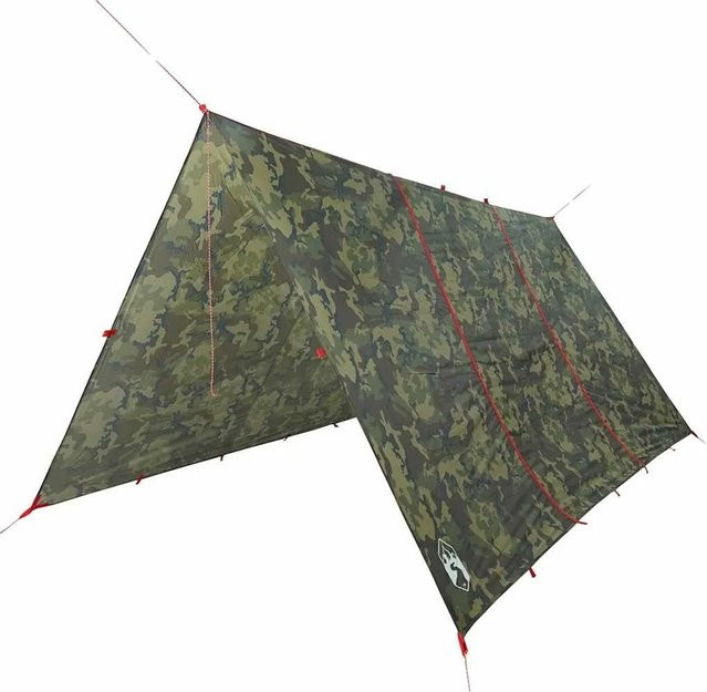 vidaXL Tarp Tarnmuster Wasserdicht aus Polyester B: 451 cm, T: 420 cm - Bild 1