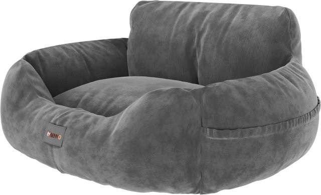 BENNO Hundesitz BUDDY Autositz für Hunde in Anthrazit mit rutschfestem Boden und waschbarem Kissen, B/T/H: 55 x 45 x 30 cm - Bild 2