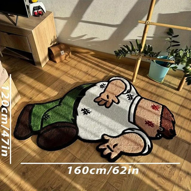 VIKAMA Weiche Teppiche mit Cartoon-Motiv in Mehrfarbig für Wohnzimmer und Schlafzimmer - Bild 1