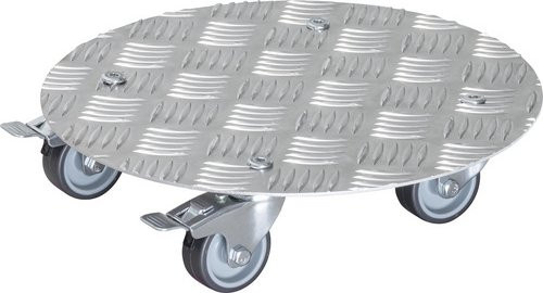 WAGNER SYSTEM Multiroller GreenHome Rollwagen aus Metall in Grau, Durchmesser: 30 cm - Bild 1