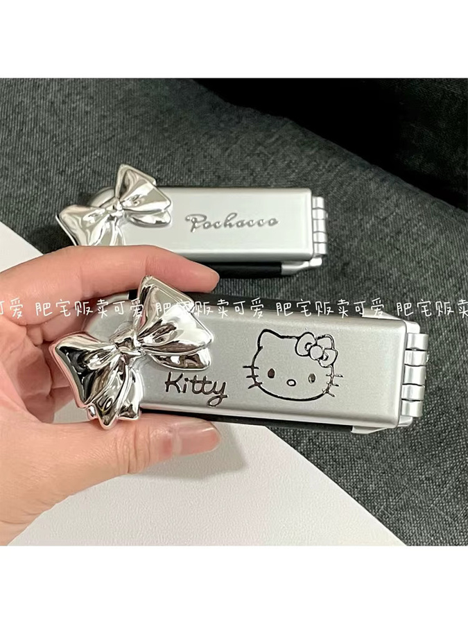 Keeppley Hello Kitty Kamm und Kosmetikspiegel, Silber - Bild 2