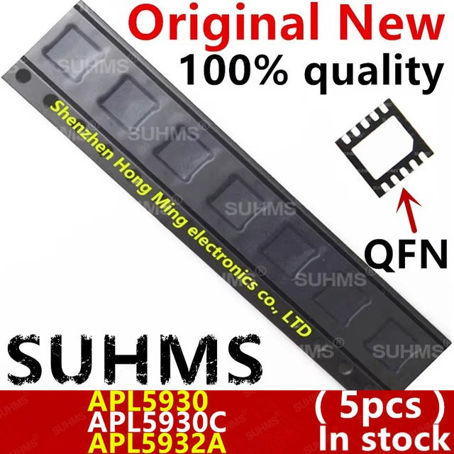 Habeek APL5930 QFN-10 Mikrochip in Schwarz - Bild 1