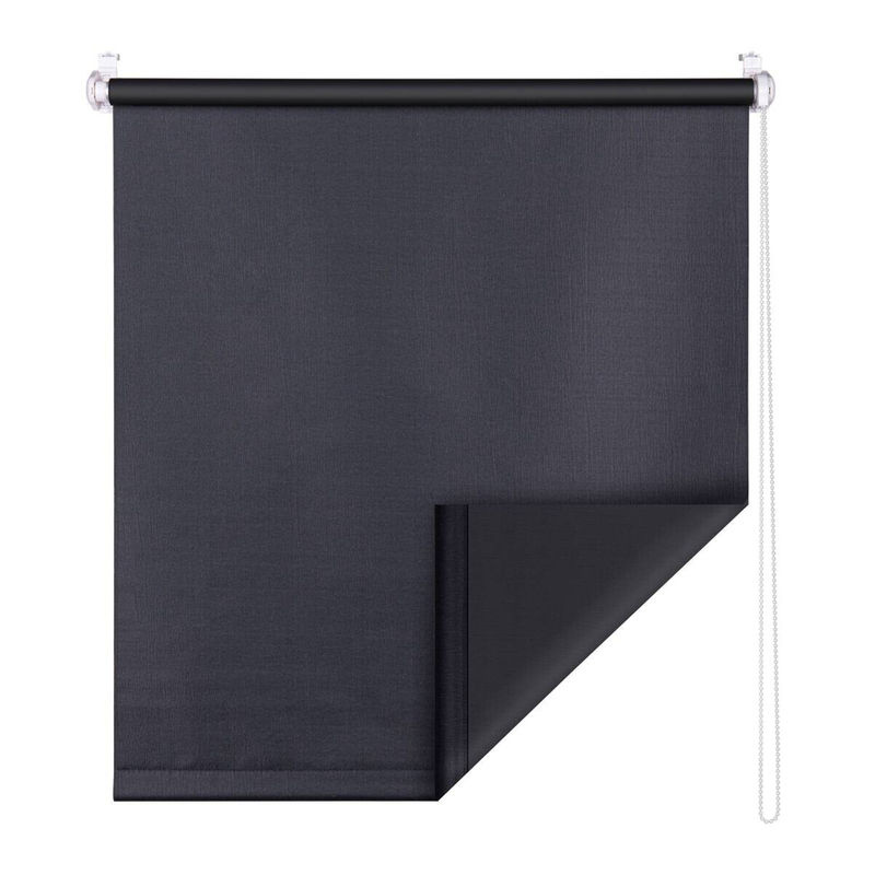 Sensation Verdunklungsrollo Dark in Anthrazit Schwarz aus 100% Polyester, Breite: 95 cm, Länge: 150 cm - Bild 3