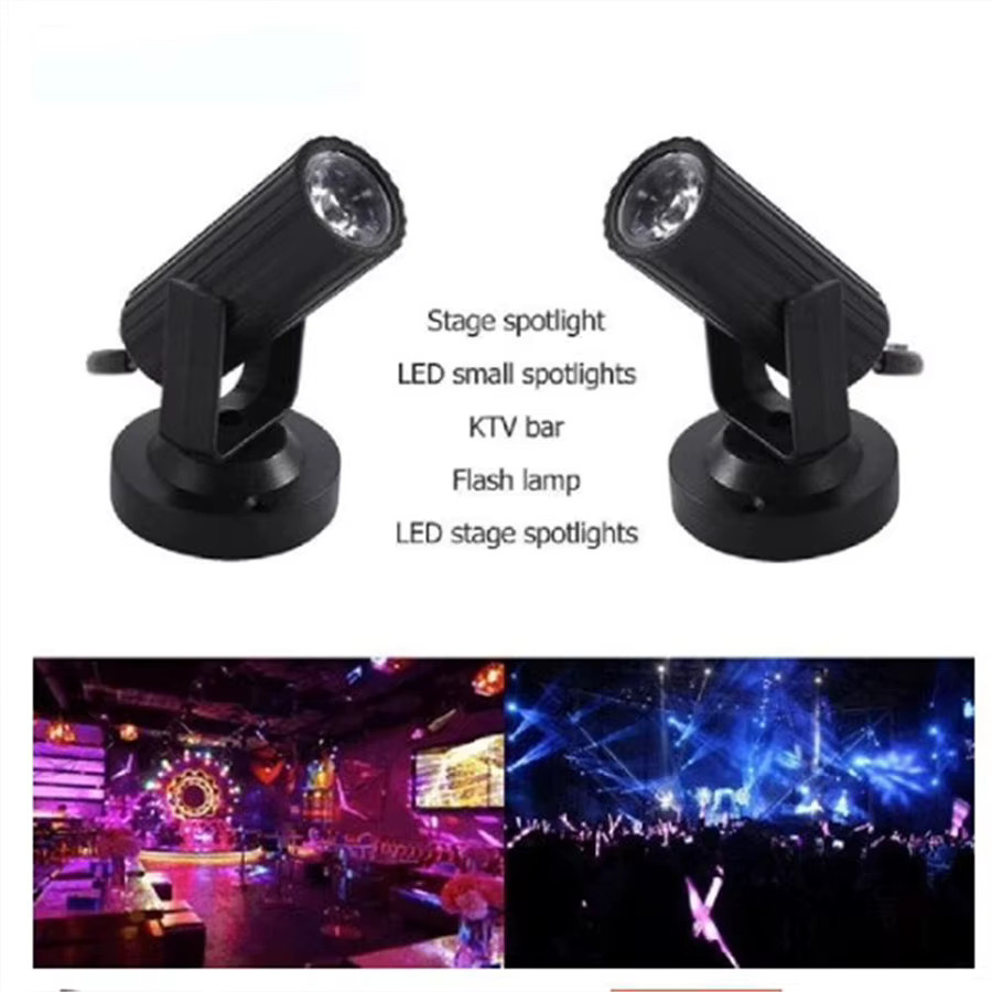 AVACOM RGB LED Schienenbeleuchtung Strahler in Schwarz mit 1W für Bar, Restaurant und Party - Bild 3