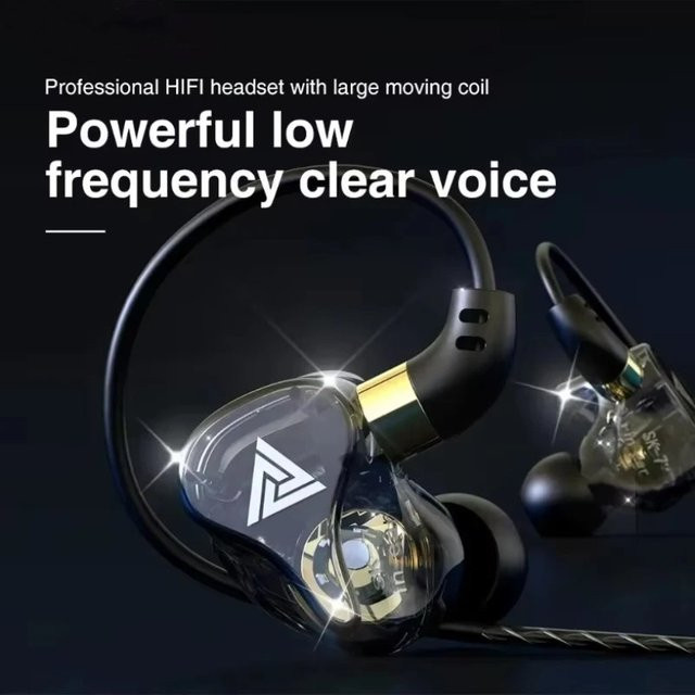 VIKEFON HiFi In-Ear Kopfhörer mit Mikrofon und Geräuschunterdrückung in Grün mit 3,5 mm Klinkenanschluss - Bild 1