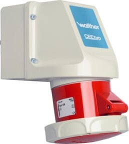 Walther Werke Wandsteckdose 16A 5P 400V 6h IP67 Multicolor - Bild 1