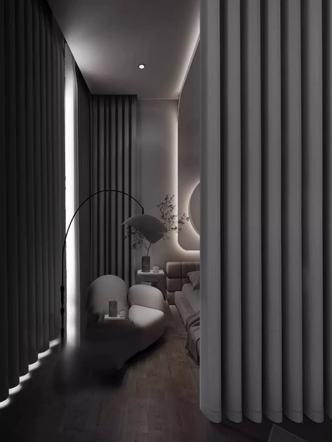 CENTURyMiG Verdunkelungsvorhänge für Schlafzimmer und Wohnzimmer, grau, schalldämmend und wärmeisolierend - Bild 4