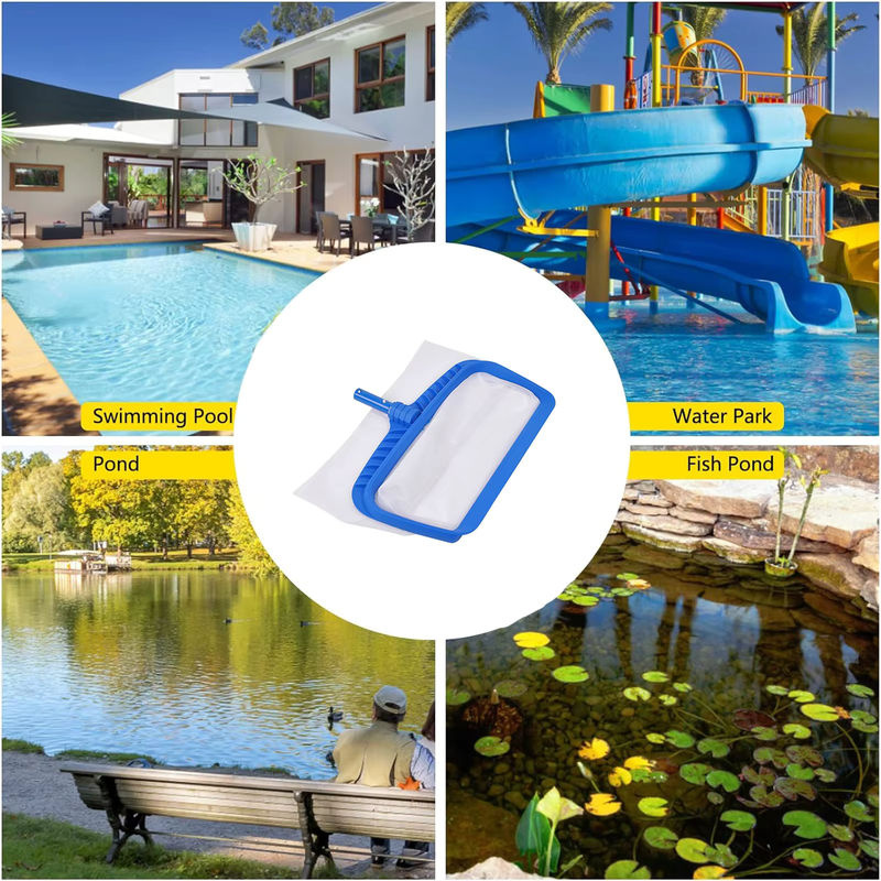 Feinmaschiges Blätterkescher-Netz in Weiß zur Oberflächenreinigung für Pool, Whirlpool, Spas und Brunnen - Bild 3