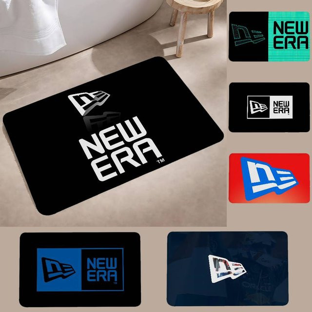 N-NewS E-Era Bodenmatte Schwarz, saugfähige und schmutzabweisende Fußmatte aus Polyester, B/T: 60 x 40 cm - Bild 1