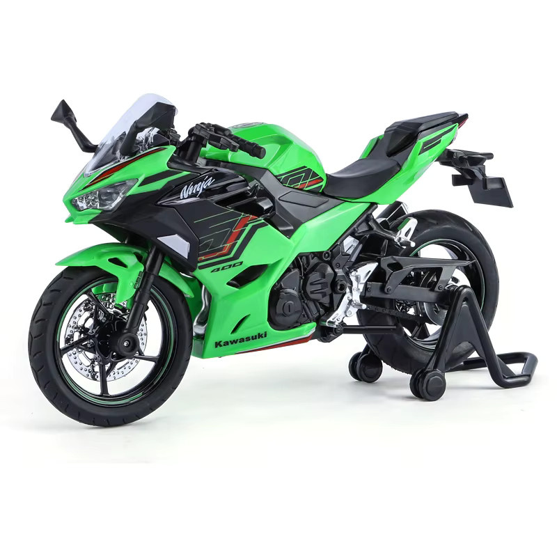 MAKEDA KAWASAKI Ninja 400 Spielzeugmotorrad Miniatur-Druckguss-Metallmodell 1:12 - Bild 6