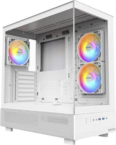 Montech XR Midi-Tower PC-Gehäuse mit Tempered Glass in Weiß - Bild 1